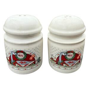 🪶 Vintage Holiday Goose Salt & Pepper Shakers – Christmas Farmhouse Kitchen